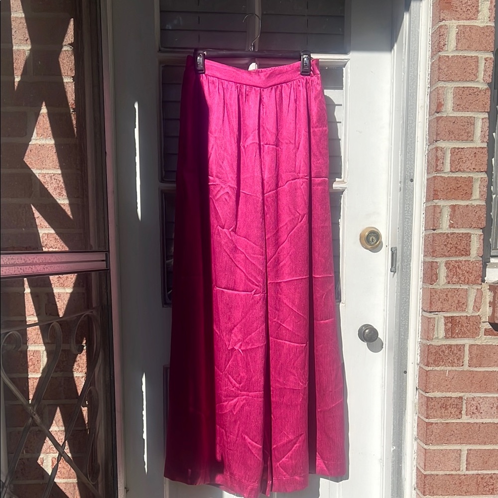 Elegant Pink Women's Palazzo Pant